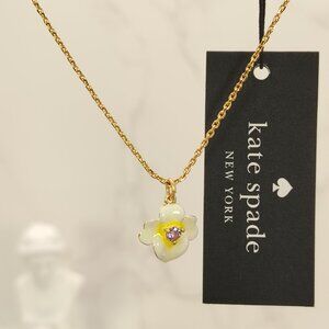 Kate Spade Precious Pansy Pendant Necklace
